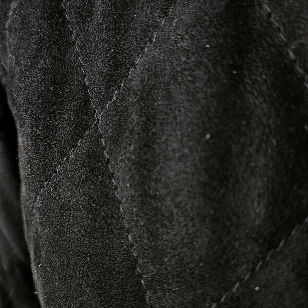 Quilted Leather Black Jacket, House of Carrington - Size M - Picture 6 of 6